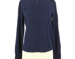 Burberry navy Viscose Shirts