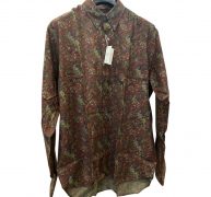 C.b. Made In Italy burgundy Viscose Shirts