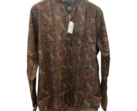 C.b. Made In Italy burgundy Viscose Shirts