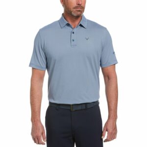 Callaway Men's Pro Spin Fine Line Stripe Golf Polo Shirt Blue, 2X-Large - Mens Golf Shirts at Academy Sports