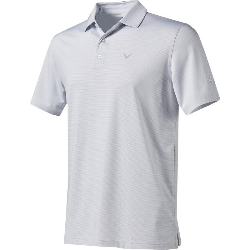 Callaway Men's Pro Spin Fine Line Stripe Golf Polo Shirt Bright White, 2X-Large - Mens Golf Shirts at Academy Sports