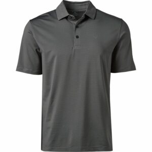 Callaway Men's Pro Spin Fine Line Stripe Golf Polo Shirt Caviar, Large - Mens Golf Shirts at Academy Sports