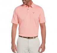 Callaway Men’s Pro Spin Fine Line Stripe Golf Polo Shirt Orange, Large – Mens Golf Shirts at Academy Sports
