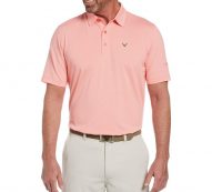 Callaway Men’s Pro Spin Fine Line Stripe Golf Polo Shirt Orange, Small – Mens Golf Shirts at Academy Sports