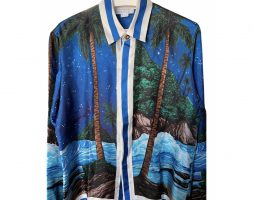 Casablanca blue Silk Shirts