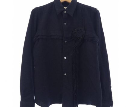 Comme Des Garcons navy Cotton Shirts