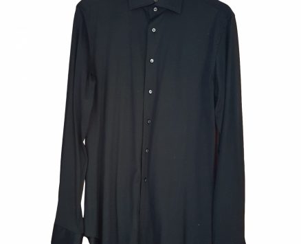 Corneliani black Cotton Shirts