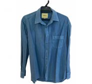 De Bonne Facture blue Cotton Shirts