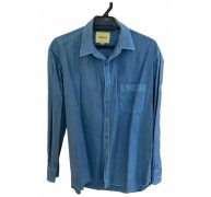 De Bonne Facture blue Cotton Shirts