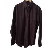 Dior Homme burgundy Cotton Shirts
