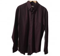 Dior Homme burgundy Cotton Shirts