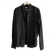 Dirk Bikkembergs black Linen Shirts