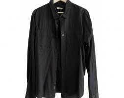 Dirk Bikkembergs black Linen Shirts