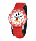 Disney Articulating Mickey Mouse Kids Time Teacher Red Watch, One Size