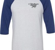 Dodge Challenger 1974 Pocket Print Mens Raglan Shirt