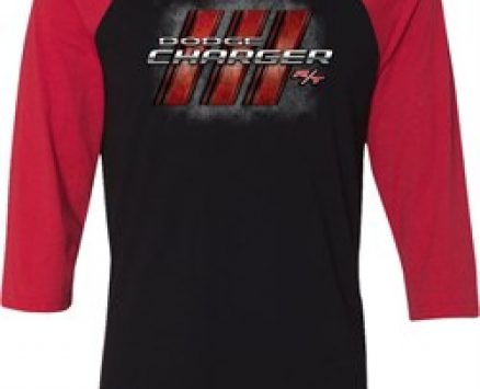 Dodge Charger RT Logo Mens Raglan Shirt