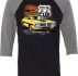 Dodge Route 66 Charger RT Mens Raglan Shirt