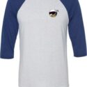 Dodge Scat Pack Logo Pocket Print Mens Raglan Shirt