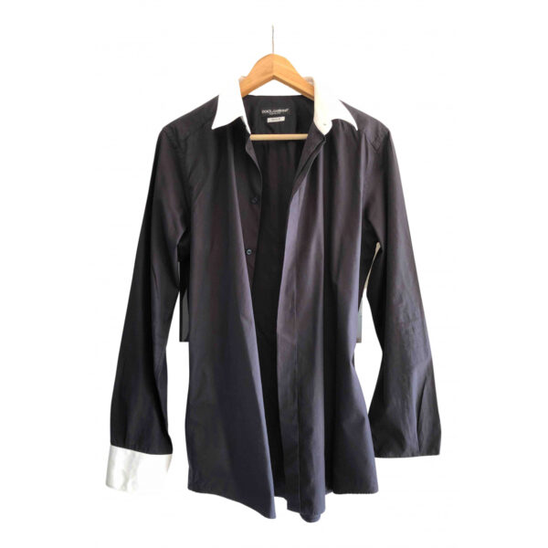 Dolce & Gabbana black Cotton Shirts