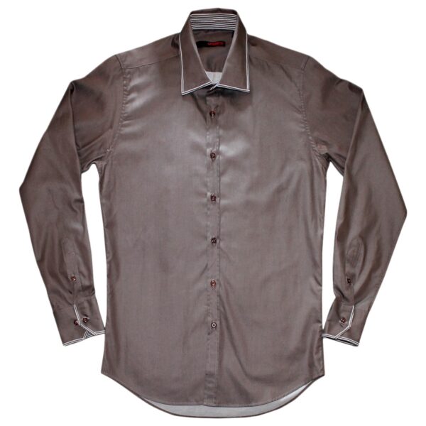 Emanuel Ungaro brown Cotton Shirts