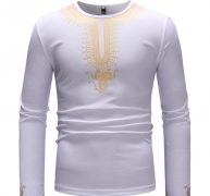 Ericdress African Fashion Dashiki Print Mens T-shirt