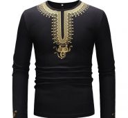 Ericdress African Fashion Dashiki Print Mens T-shirt