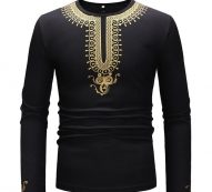 Ericdress African Fashion Dashiki Print Mens T-shirt