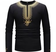 Ericdress African Fashion Dashiki Print Mens T-shirt