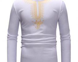 Ericdress African Fashion Dashiki Print Mens T-shirt