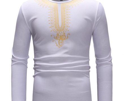 Ericdress African Fashion Dashiki Print Mens T-shirt