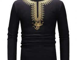Ericdress African Fashion Dashiki Print Mens T-shirt