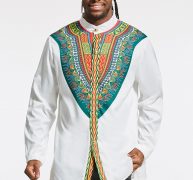 Ericdress African Fashion Dashiki Print Slim Fit Men’s Shirt