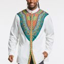 Ericdress African Fashion Dashiki Print Slim Fit Men’s Shirt