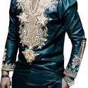 Ericdress African Fashion Dashiki Print V-Neck Vogue Men’s Shirt