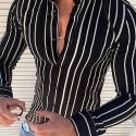 Ericdress Button Floral European Single-Breasted Men’s Shirt