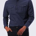 Ericdress Button Korean Plain Single-Breasted Men’s Shirt