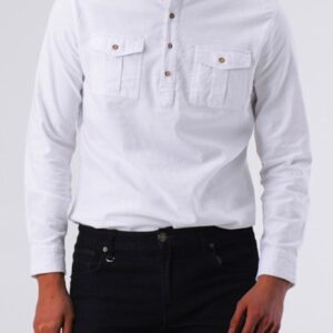 Ericdress Button Korean Plain Single-Breasted Men's Shirt