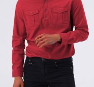 Ericdress Button Korean Plain Single-Breasted Men’s Shirt