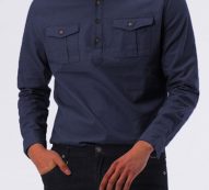 Ericdress Button Korean Plain Single-Breasted Men’s Shirt
