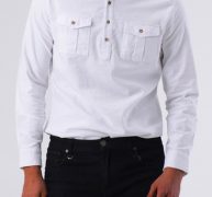 Ericdress Button Korean Plain Single-Breasted Men’s Shirt