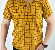 Ericdress Button Lapel Casual Single-Breasted Men’s Shirt