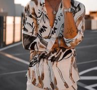 Ericdress Button Lapel Plant Single-Breasted Men’s Shirt