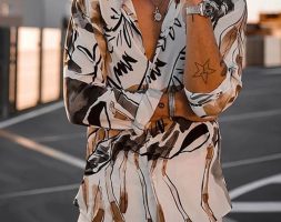 Ericdress Button Lapel Plant Single-Breasted Men’s Shirt