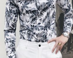 Ericdress Button Plant Korean Spring Loose Men’s Shirt