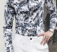 Ericdress Button Plant Korean Spring Loose Men’s Shirt