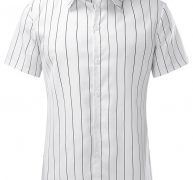 Ericdress Button Stripe Lapel Single-Breasted Men’s Shirt