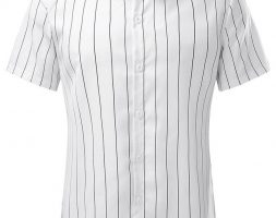 Ericdress Button Stripe Lapel Single-Breasted Men’s Shirt