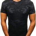 Ericdress Camouflage Round Neck Casual Slim Mens T-shirt