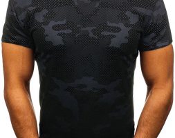 Ericdress Camouflage Round Neck Casual Slim Mens T-shirt