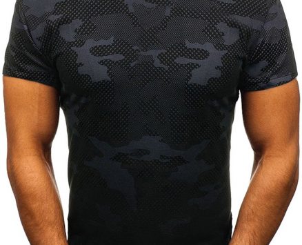 Ericdress Camouflage Round Neck Casual Slim Mens T-shirt